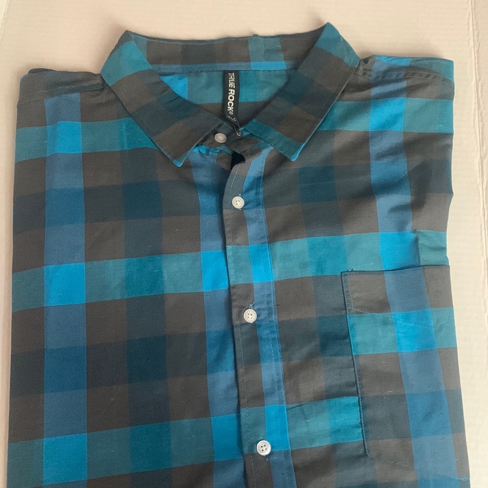 True Rock Plaid Short Sleeve Shirt